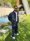 Lacivert Kot Ceket Kot Pantolon Takım
