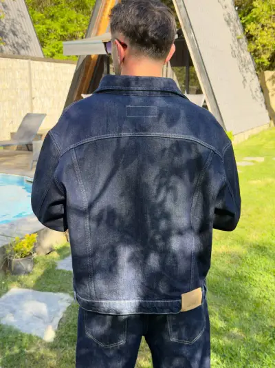 Lacivert Kot Ceket Kot Pantolon Takım